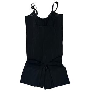 Spanx Open Bust Mid Thigh Shapewear Bodysuit Large Sculpting Contour Smooth